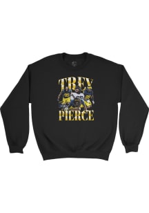 Trey Pierce Michigan Wolverines Mens Black Big Ten Media Days Custom Player Crew