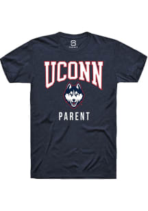 Summit Sportswear UConn Huskies Navy Blue Parent Short Sleeve T Shirt