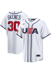 Paul Skenes Nike USA Mens White World Baseball Classic Limited Baseball Jersey