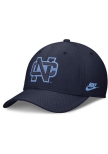 Nike North Carolina Tar Heels Mens Navy Blue Structured Rise Flex Flex Hat
