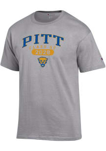 Champion Pitt Panthers Grey Class of 2028 Jersey Short Sleeve T Shirt