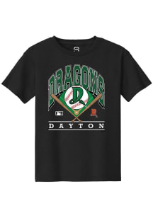 Summit Sportswear Dayton Dragons Youth Black Homefield Short Sleeve T-Shirt