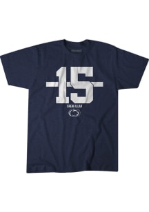 Drew Allar Penn State Nittany Lions Navy Blue Football Football Name and Number Short Sleeve Fashi..