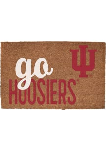 Indiana Hoosiers Go Team 19.5x29.5 Door Mat