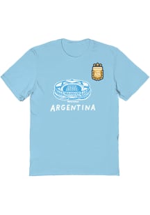 Vive La Fete Argentina National Team Toddler Light Blue Ian Short Sleeve T-Shirt