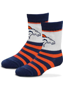 Denver Broncos Rugby Baby Quarter Socks