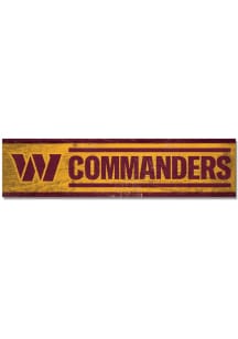 Washington Commanders 1.5X6 Wood Magnet