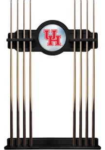 Houston Cougars Solid Wood Cue Rack Pool Table