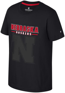 Colosseum Nebraska Cornhuskers Youth White Winton Short Sleeve T-Shirt