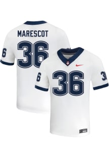 Tyler Marescot  Nike UConn Huskies White NIL Name And Number Football Jersey