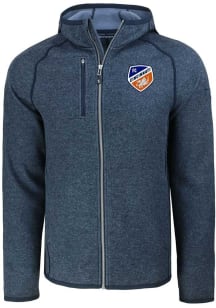 Cutter and Buck FC Cincinnati Mens Navy Blue Mainsail Light Weight Jacket