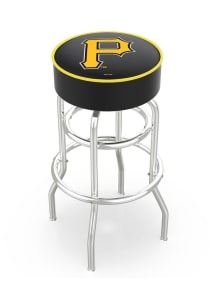Pittsburgh Pirates Double-Ring Swivel Pub Stool - Silver