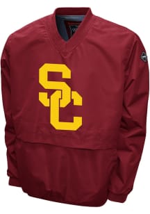 USC Trojans Mens Cardinal Windshell Pullover Jackets