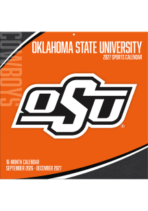 Oklahoma State Cowboys 2027 12x12 Wall Calendar
