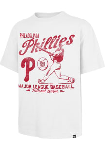 47 Philadelphia Phillies White Swinging Short Sleeve Fashion T Shirt