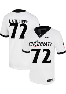 Nolan Latulippe  Nike Cincinnati Bearcats White Football NIL Football Jersey