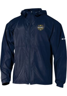 Columbia Michigan Wolverines Mens Navy Blue 2026 MBB Champions Prodigy Light Weight Jacket