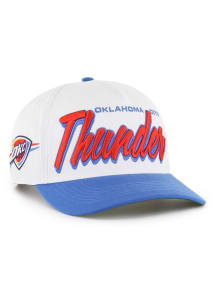 47 Oklahoma City Thunder Drop Shadow Hitch RF Adjustable Hat - White