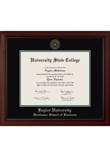 Baylor Bears Embossed Paxton Hankamer School of Business Diploma Frame - Black