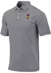 Columbia South Carolina Gamecocks Mens Black Vault Heat Seal Omni Wick Club Invite Short Sleeve Po..