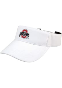 LogoFit Ohio State Buckeyes Mens White Slice Adjustable Visor