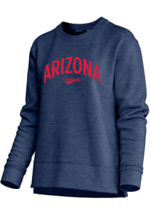 Arizona Wildcats Womens Navy Blue Unity Crew Sweatshirt