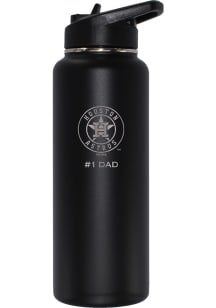 Houston Astros Dad 34oz Stainless Steel Bottle - Black