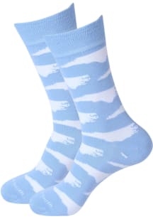 Chapel Hill North Carolina Repeat State Mens Crew Socks