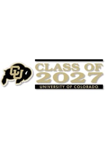 Colorado Buffaloes 6x2 Class of 2027 Auto Decal - Black
