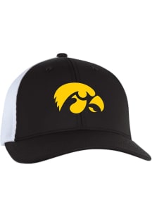 Iowa Hawkeyes Mens Black Hugo Mesh Back Flex Flex Hat