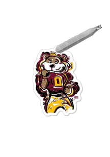 Minnesota Golden Gophers Justin Patten Mascot Ornament - Maroon