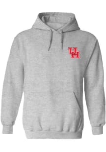 Vive La Fete Houston Cougars Womens Ash Impressions Hooded Sweatshirt