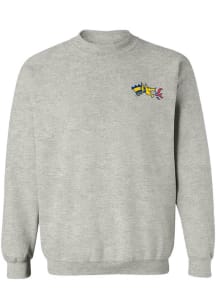 Vive La Fete Drexel Dragons Womens Grey Impressions Crew Sweatshirt