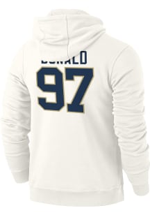 Aaron Donald Pitt Panthers Mens Natural Rally Loud Retirement Football Player Hood
