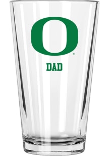 Oregon Ducks Dad 16 oz Pint Glass - White
