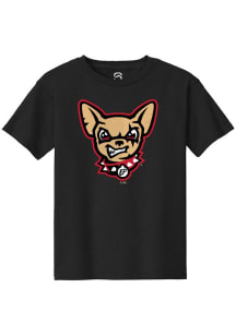 Summit Sportswear El Paso Chihuahuas Youth Black Primary Logo Short Sleeve T-Shirt