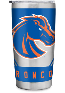 Boise State Broncos 20oz Stainless Steel Tumbler - Silver
