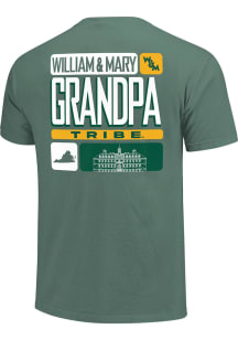 William & Mary Tribe Green Campus Squares - Grandpa Short Sleeve T Shirt