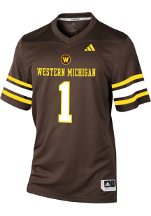 Adidas Western Michigan Broncos Brown Football Replica Football Jersey