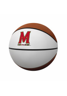 Maryland Terrapins Logo Brands Official Size Brown Autograph Basketball