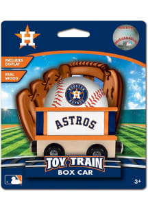 Houston Astros Wood Box Car Train