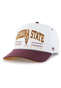47 Arizona State Sun Devils White Roscoe Rope TT Hitch Youth Adjustable Hat