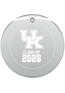 Kentucky Wildcats Class of 2026 Round Ornament - White