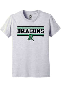 Summit Sportswear Dayton Dragons Youth Grey Double Bar Short Sleeve T-Shirt