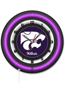 K-State Wildcats 19in Neon Wall Clock