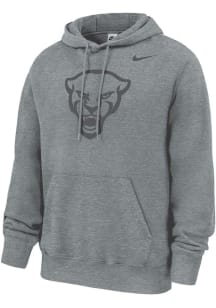 Nike Pitt Panthers Mens Grey Club Fleece Hail to Pitt Long Sleeve Hoodie