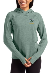Cutter and Buck Notre Dame Fighting Irish Womens Green Alumni Adapt Knit Hood Hooded Sweatshirt
