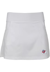 Fresno State Bulldogs Girls White Sara Shorts