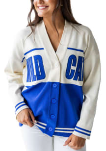 Gameday Social Kentucky Wildcats Womens Blue Carley Long Sleeve Cardigan