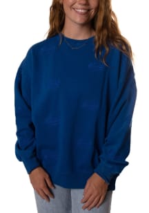 Gameday Social Florida Gators Womens Blue Ritter Repeat Crew Sweatshirt